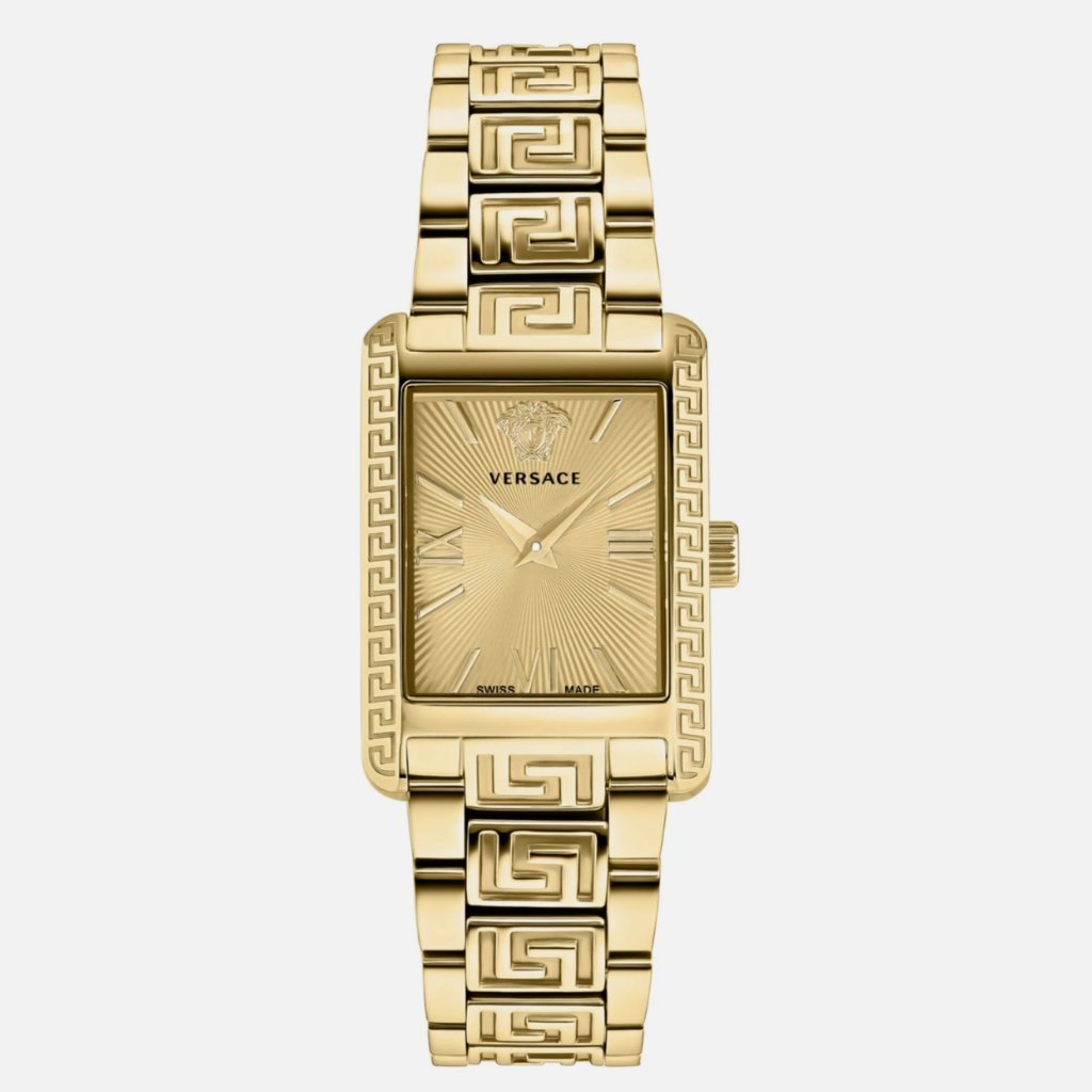 Versace Womens All Gold 23mm Bracelet Fashion Watch